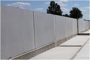 Panneau béton bâtiment veau